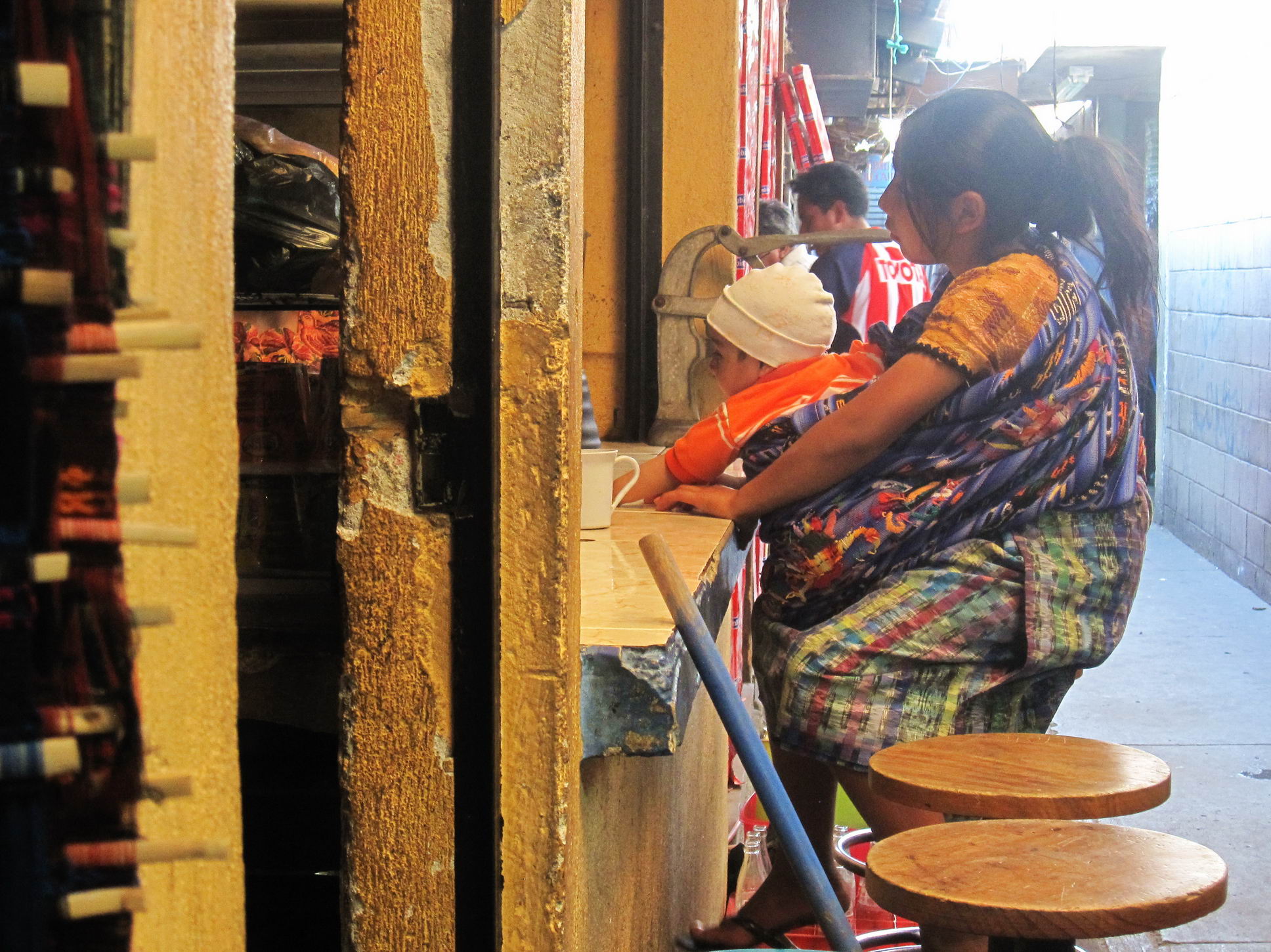 Mama oder große Schwester?