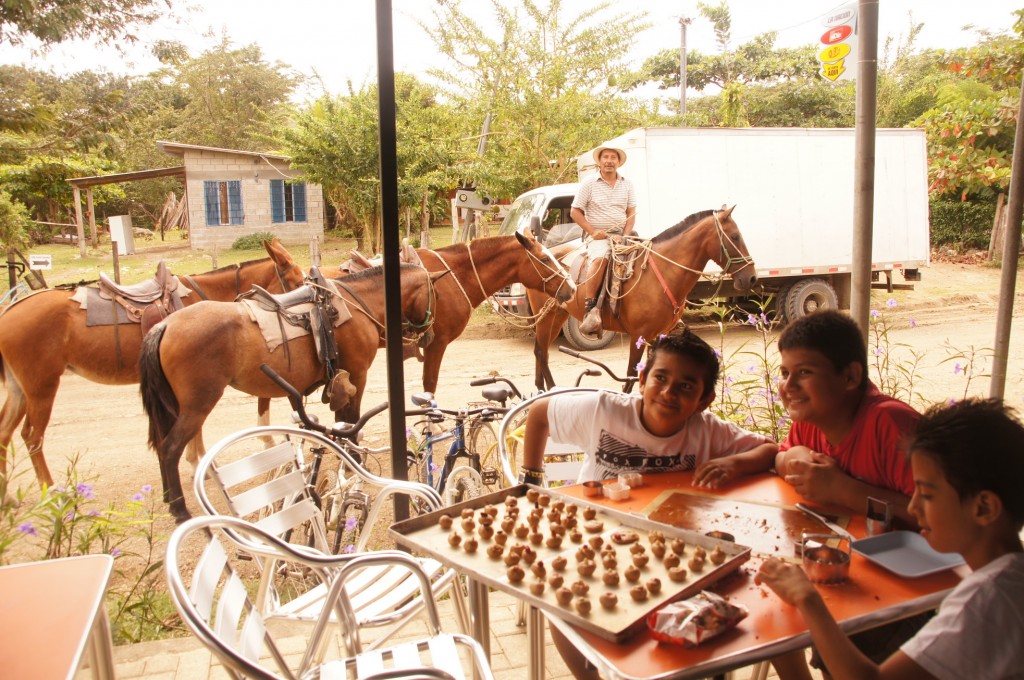 Plätzchenbacken im Café Carola