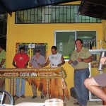 Marimbasession im Café Carola Marimbasession im Café Carola