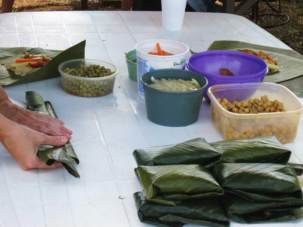 insgesamt wurden an diesem Tag 1000 Tamales gemacht