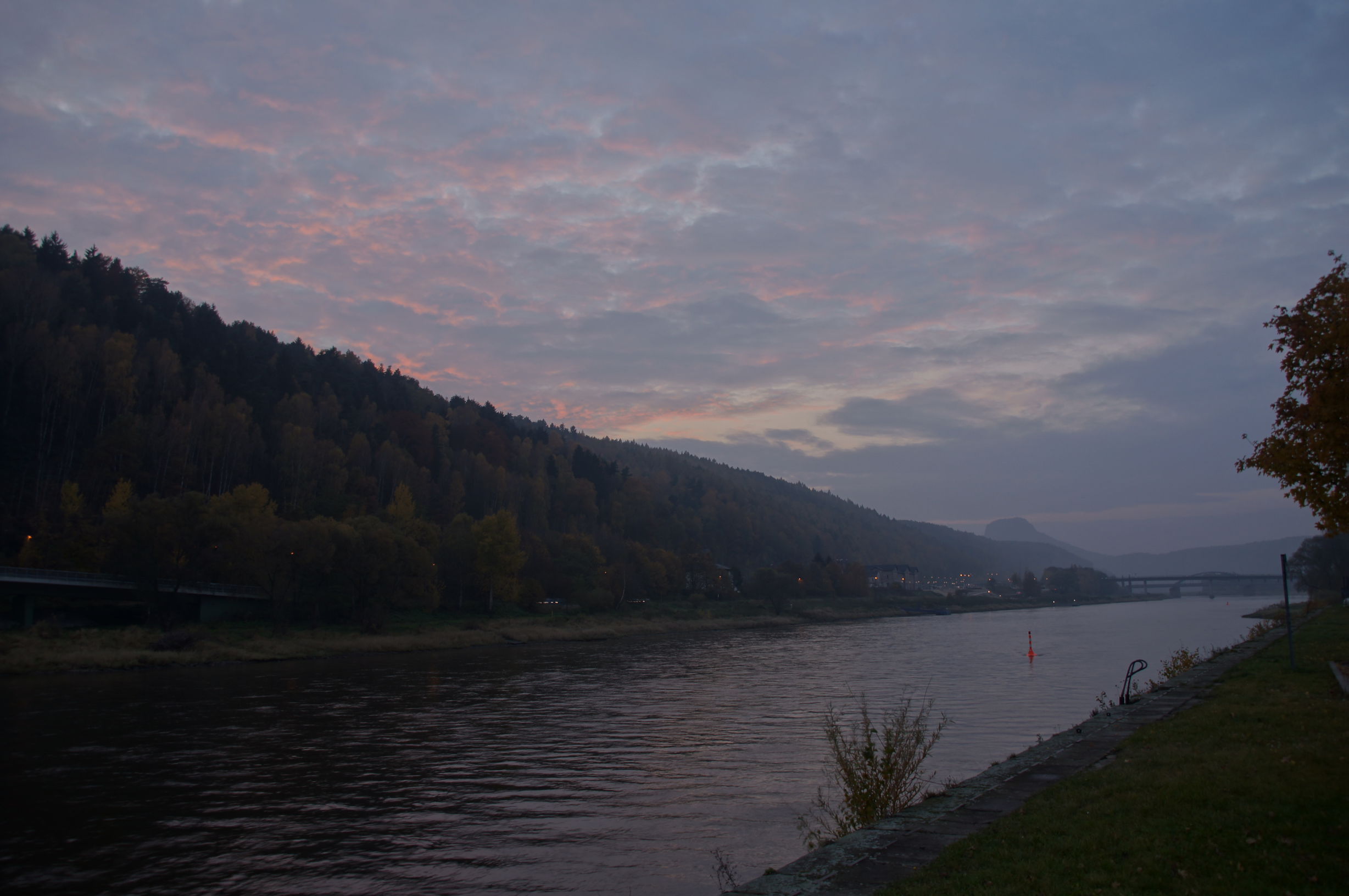 Lilienstein Herbstabend